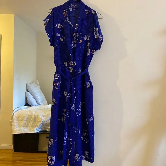 Yumi Kim Dresses Yumi Kim Blue Silk Dress Poshmark